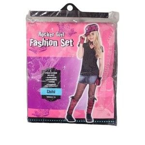 Rocker girl Fashion set costume medium